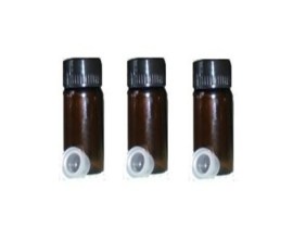 Flaconete Vidro Ambar Tampa E Batoque 5 Ml - 400 Unid